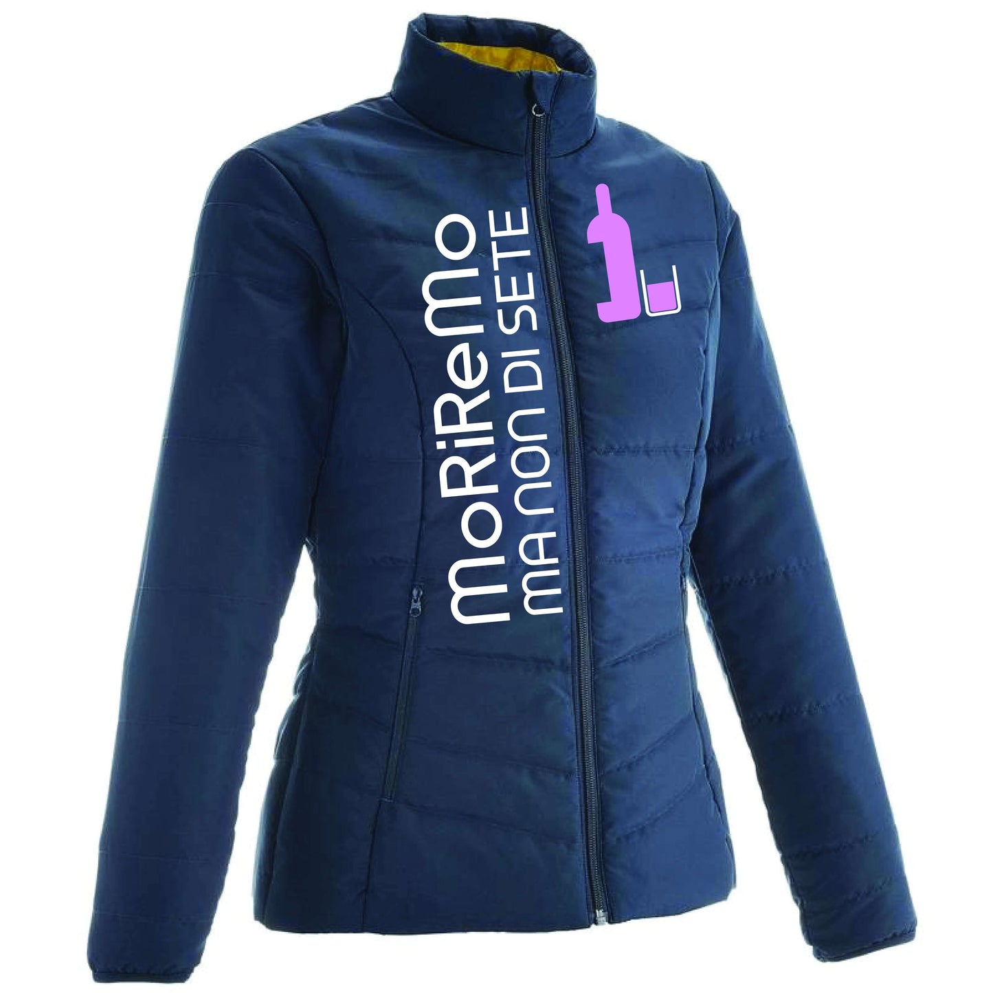 Piumino Donna Moriremo Ma Non Di Sete VERT WINE